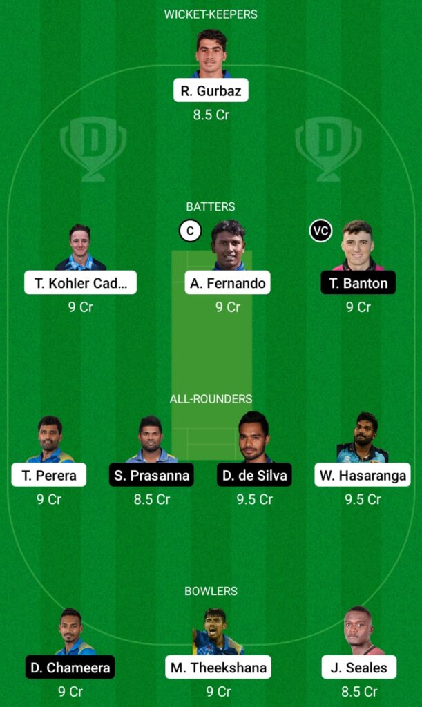JK vs CS Dream11 Prediction, Fantasy Cricket Tips, Dream11 Team, LPL 2021 