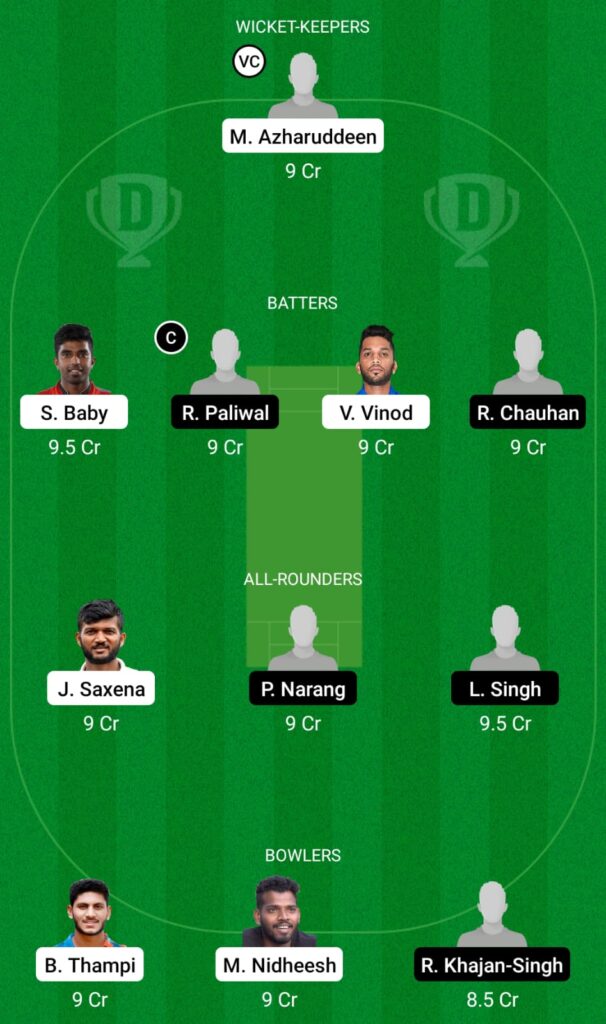 KER vs SER Dream11 Prediction, Fantasy Cricket Tips, Dream11 Team, Vijay Hazare Trophy 2021-22 