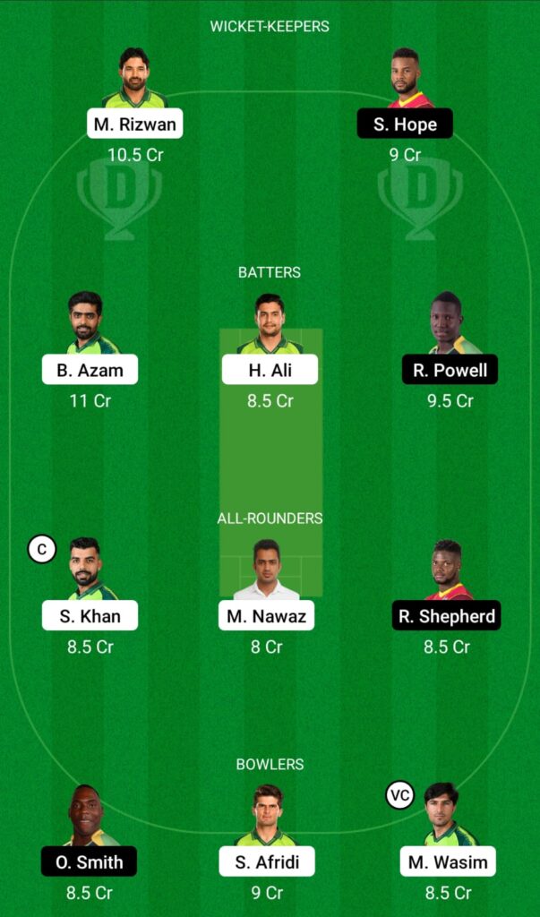 PAK vs WI Dream11 Prediction, Fantasy Cricket Tips, Playing XI, Dream11 Team, West Indies tour of Pakistan, 2021