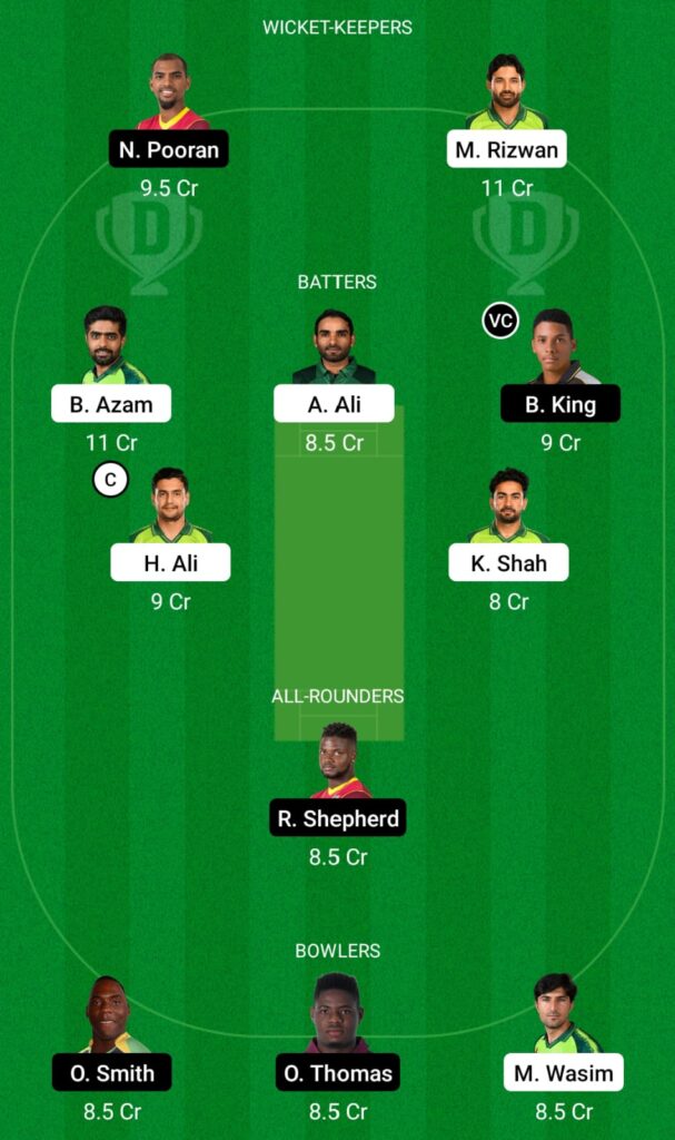 PAK vs WI Dream11 Prediction, Fantasy Cricket Tips, Playing XI, Dream11 Team, West Indies tour of Pakistan, 2021