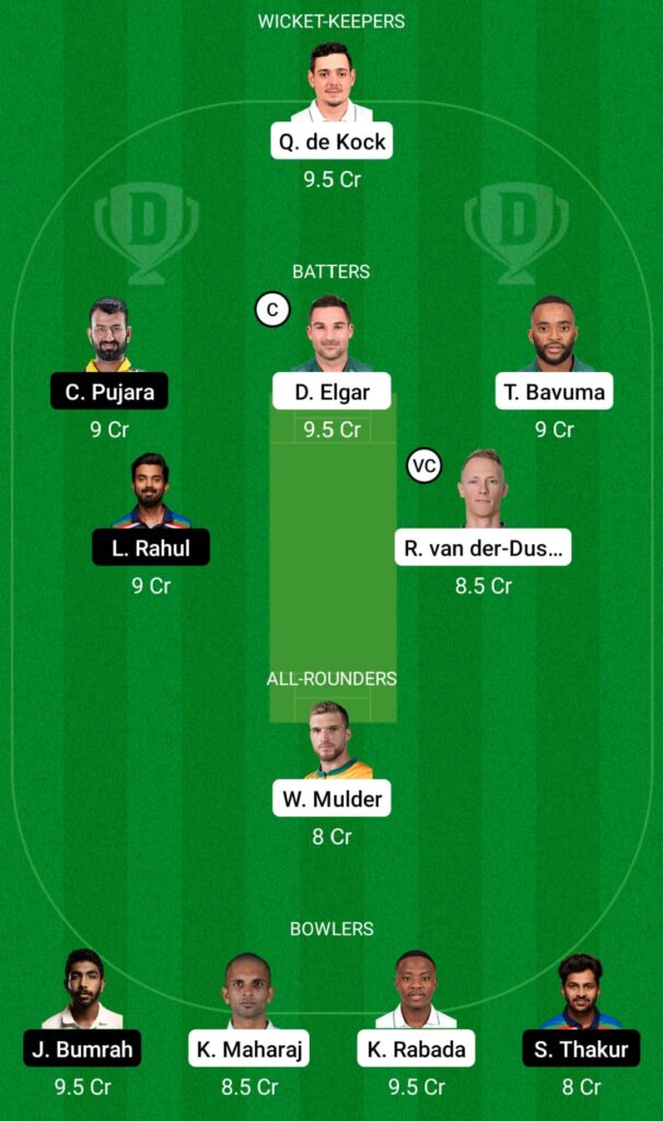 SA vs IND Dream11 Prediction, Fantasy Cricket Tips, Dream11 Team, India tour of South Africa, 2021-22 