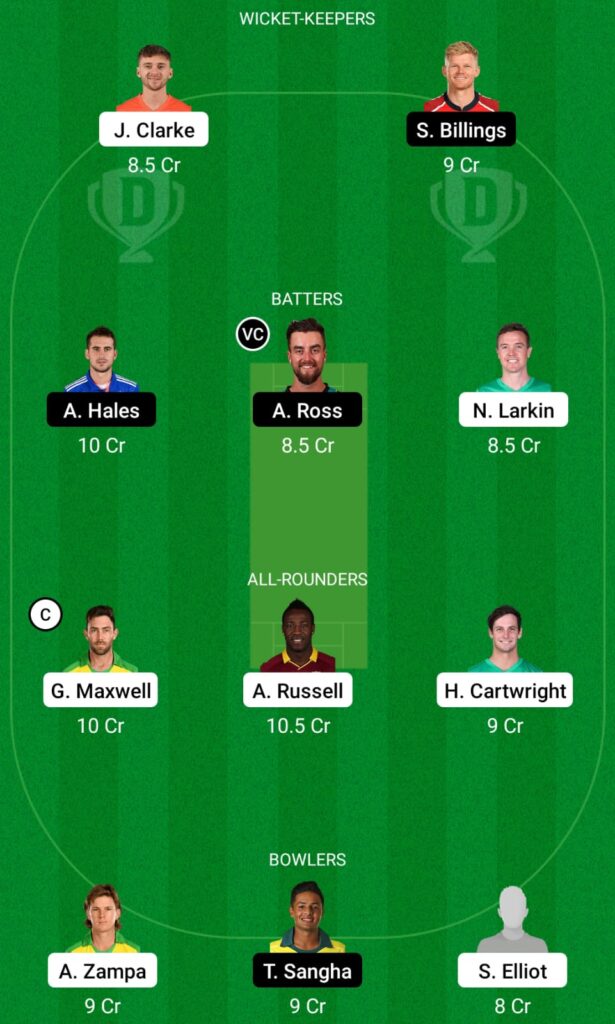 STA vs THU Dream11 Prediction, Fantasy Cricket Tips, Dream11 Team, BBL 2021-22 