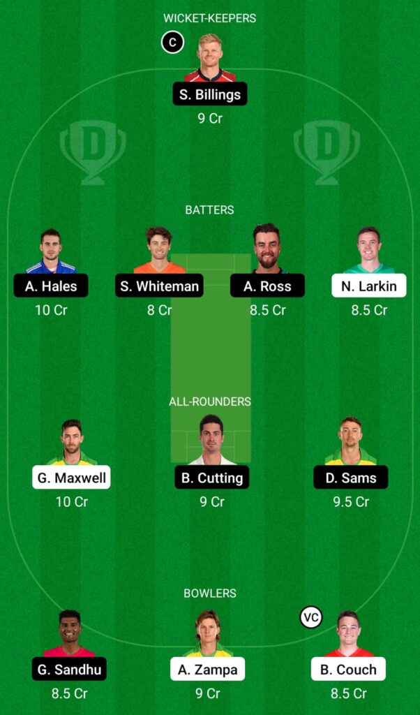 STA vs THU Dream11 Prediction, Fantasy Cricket Tips, Dream11 Team, BBL 2021-22 