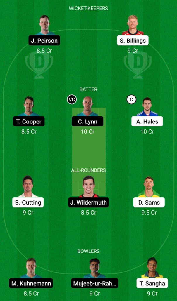 THU vs HEA Dream11 Prediction, Fantasy Cricket Tips, Dream11 Team, Big Bash League 2021-22 