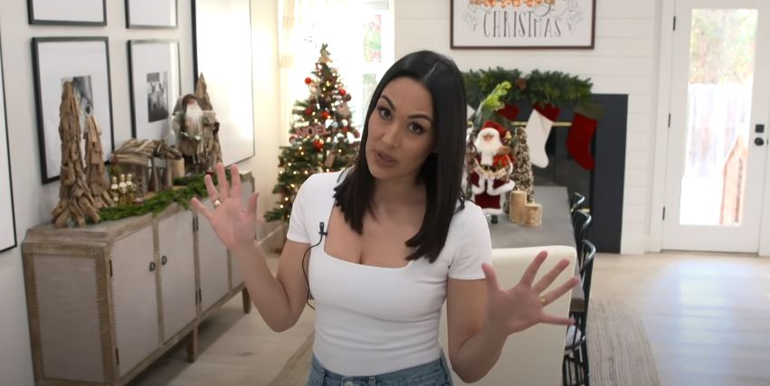 Ex WWE Raw Star Brie Bella Gives House Tour On Christmas 2021 Occasion 1