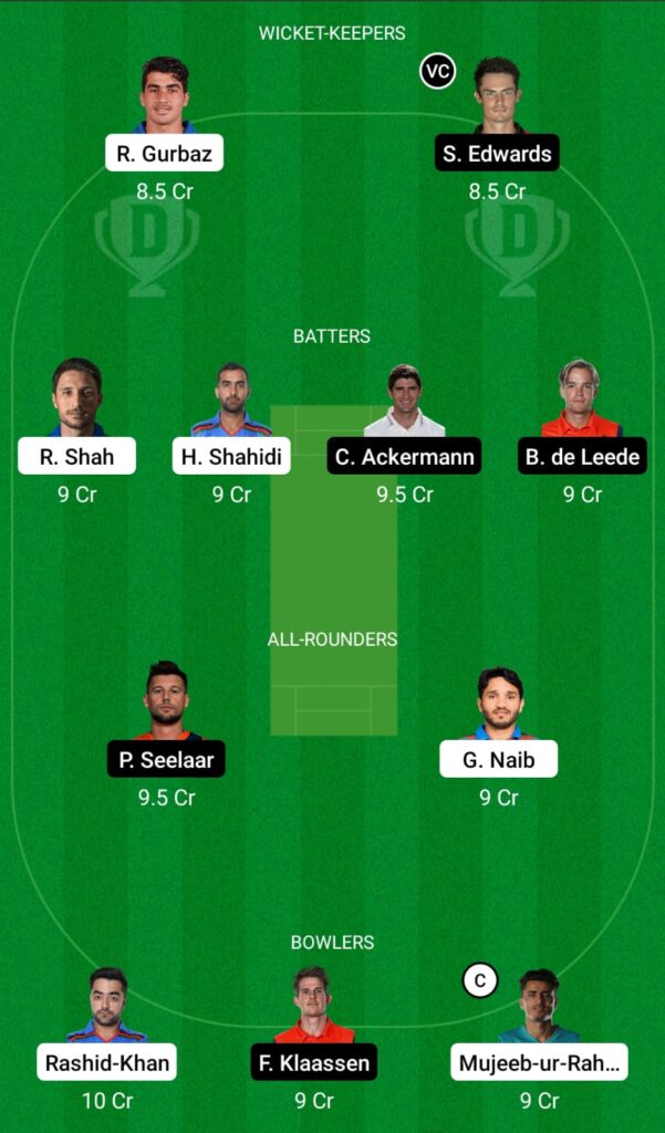 AFG vs NED Dream11 Prediction, Fantasy Cricket Tips, Dream11 Team, Afghanistan v Netherlands in Qatar, 2022