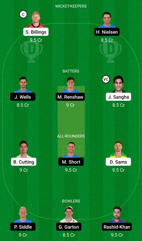 THU vs STR Dream11 Prediction, Fantasy Cricket Tips, Dream11 Team, BBL 2021-22 
