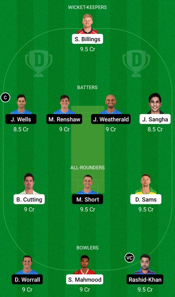 THU vs STR Dream11 Prediction, Fantasy Cricket Tips, Dream11 Team, BBL 2021-22 