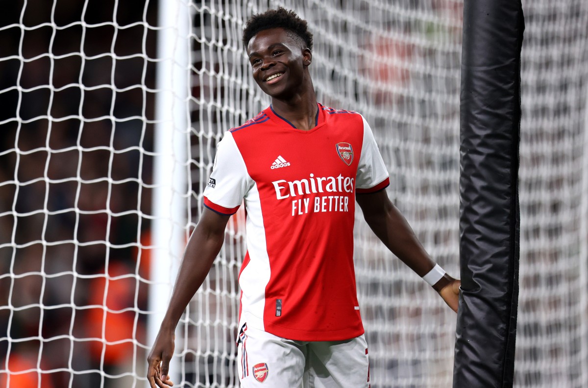 Liverpool shortlist Arsenal star Bukayo Saka