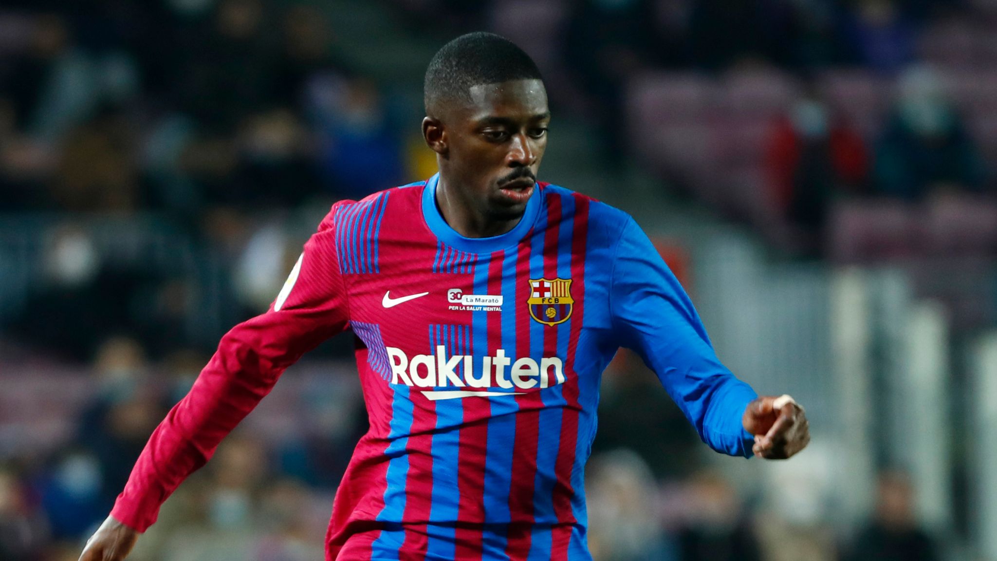 PSG and Manchester United are in contact with Barcelona star Ousmane Dembele