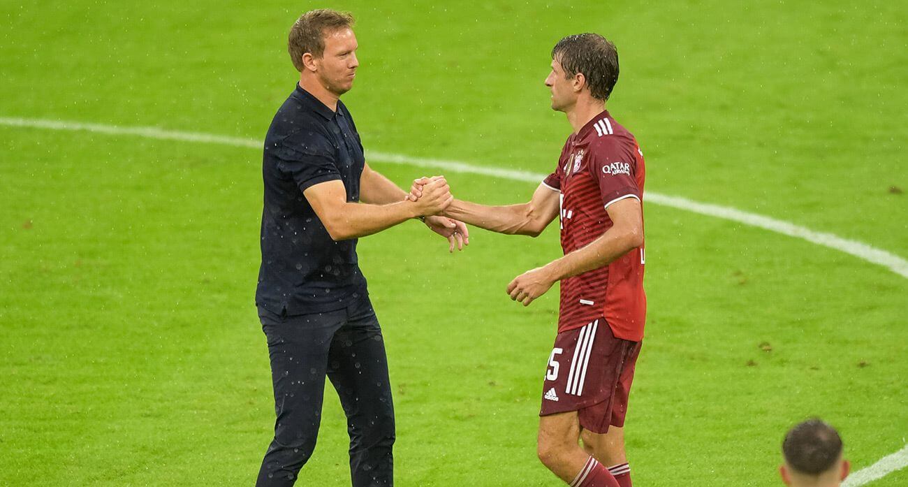 Julian Nagelsmann is hoping for Thomas Muller stay at Bayern Munich