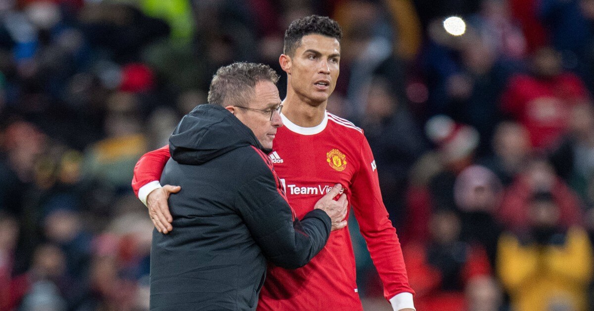 Manchester United are having a dressing room crisis over Ronaldo