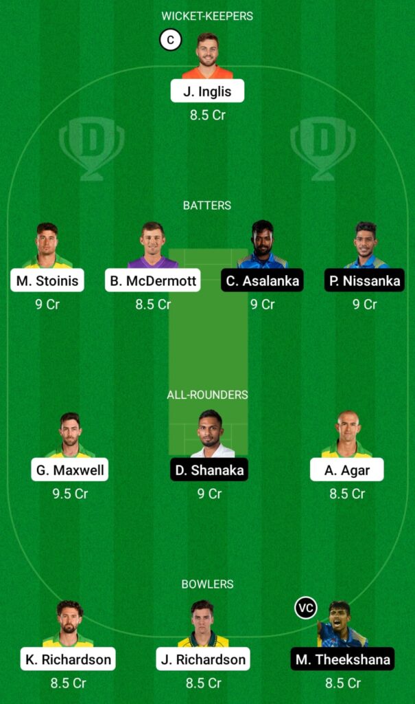 AUS vs SL Dream11 Prediction, Fantasy Cricket Tips, Dream11 Team, Sri Lanka tour of Australia, 2022  