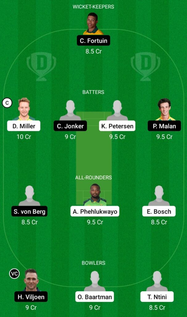 DOL vs ROC Dream11 Prediction, Fantasy Cricket Tips, Dream11 Team, CSA T20 Challenge 2022