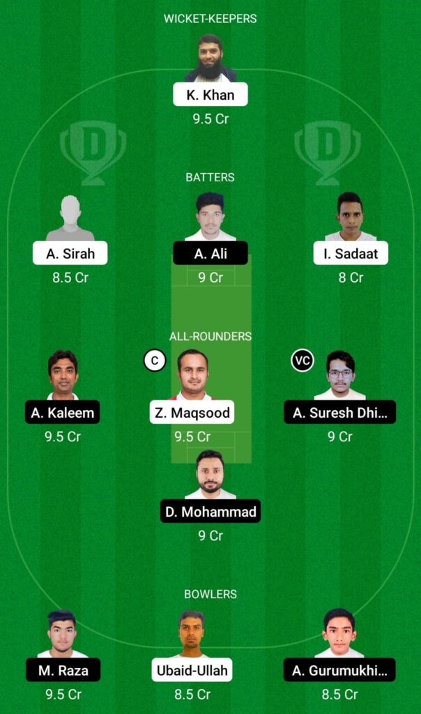 DAT vs KHW Dream11 Prediction, Fantasy Cricket Tips, Dream11 Team, Oman D10, 2022