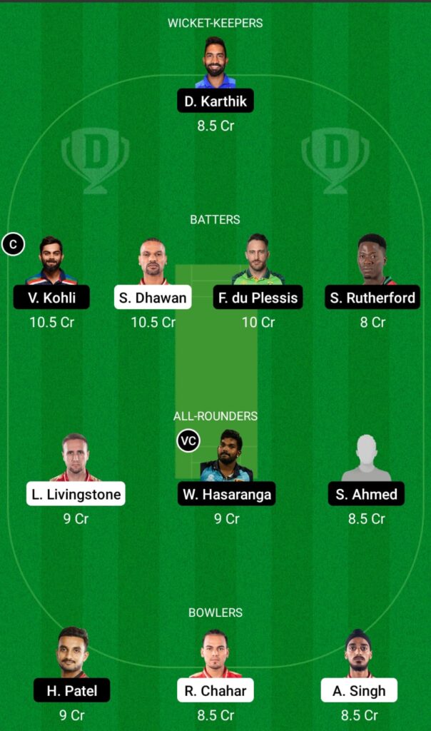 PBKS vs RCB Dream11 Prediction, Fantasy Cricket Tips, Dream11 Team, IPL 2022