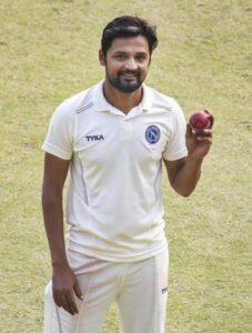 Jharkhand's left-arm spinner Shahbaz Nadeem took 10 wickets in the recent Ranji Trophy match against Delhi. - PTI
