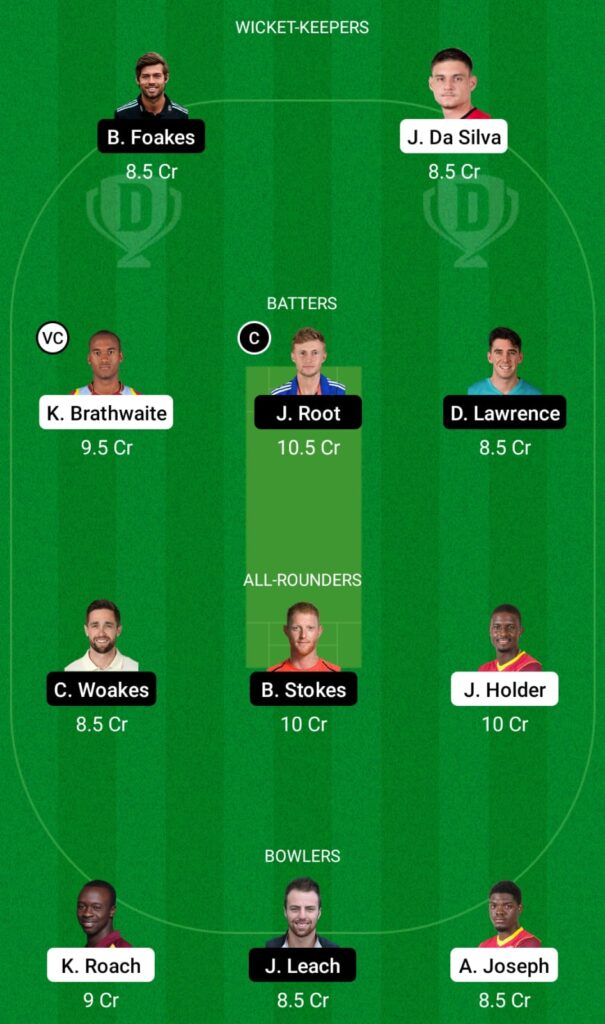 WI vs ENG Dream11 Prediction, Fantasy Cricket Tips, Dream 11 Team, England tour of West Indies, 2022