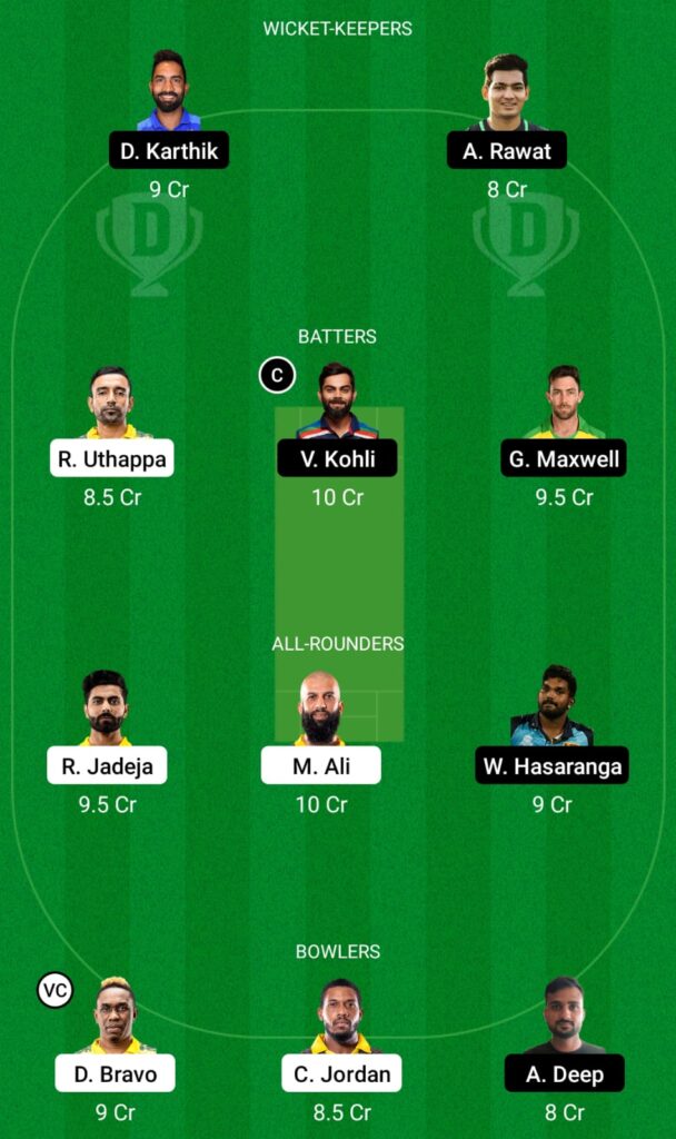 CSK vs RCB Dream11 Prediction, Fantasy Cricket Tips, Dream11 Team, IPL 2022