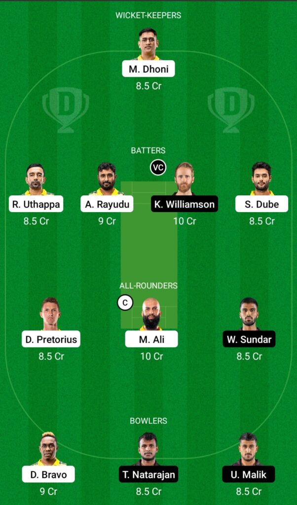 CSK vs SRH Dream11 Prediction, Fantasy Cricket Tips, Dream11 Team, IPL 2022