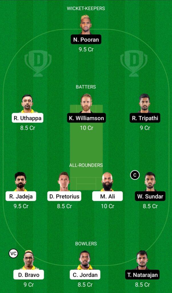 CSK vs SRH Dream11 Prediction, Fantasy Cricket Tips, Dream11 Team, IPL 2022