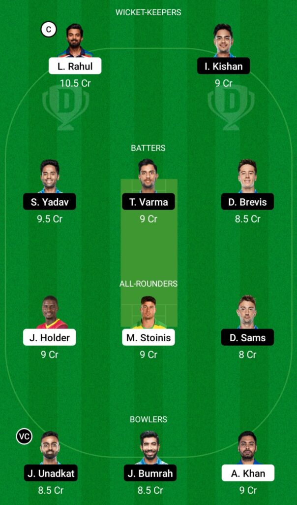 LSG vs MI Dream11 Prediction, Fantasy Cricket Tips, Dream11 Team, IPL 2022