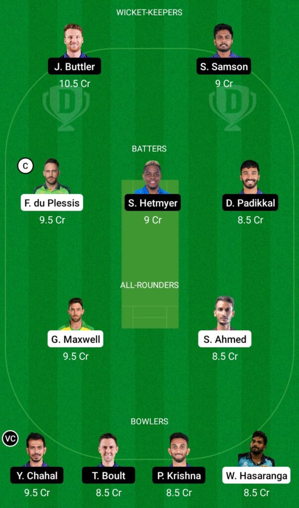 RCB vs RR Dream11 Prediction, Fantasy Cricket Tips, Dream11 Team, IPL 2022