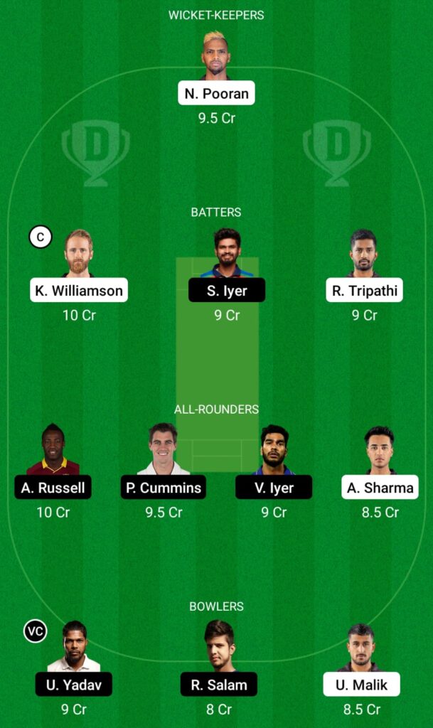 SRH vs KKR Dream11 Prediction, Fantasy Cricket Tips, Dream11 Team, IPL 2022