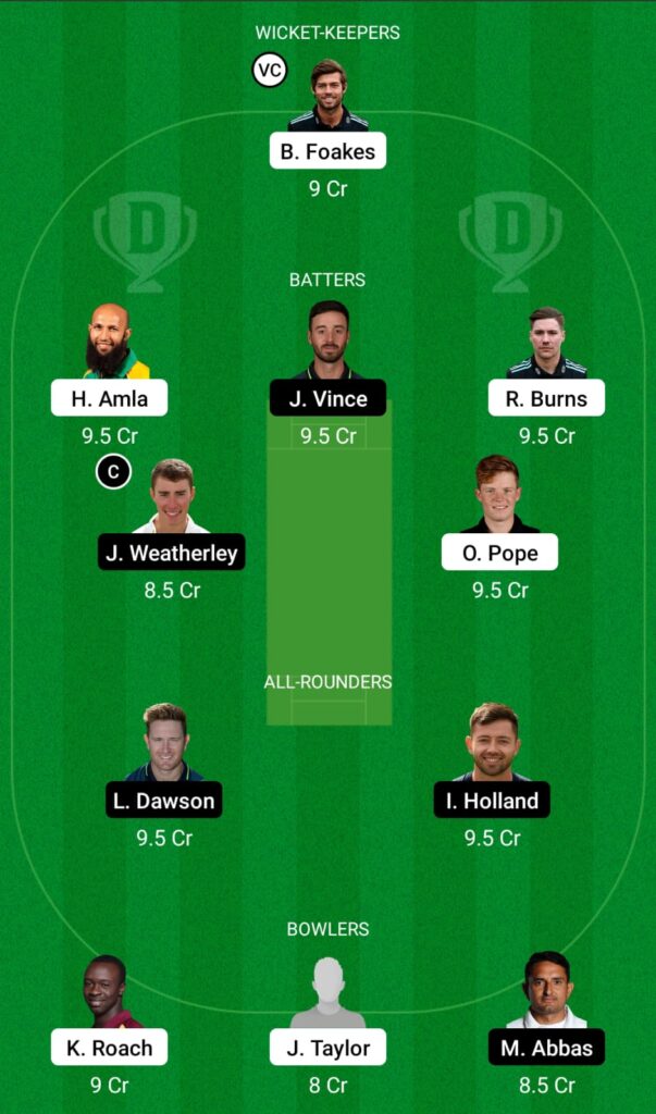 SUR vs HAM Dream11 Prediction, Fantasy Cricket Tips, Dream11 Team, County Championship Division One 2022