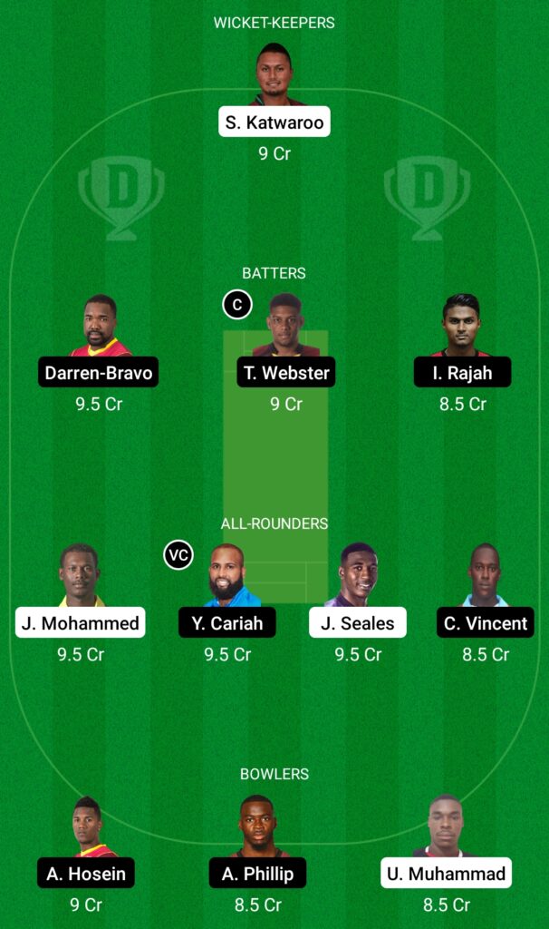 PPSC vs QPCC Dream11 Prediction, Fantasy Cricket Tips, Dream11 Team, Trinidad T20, 2022