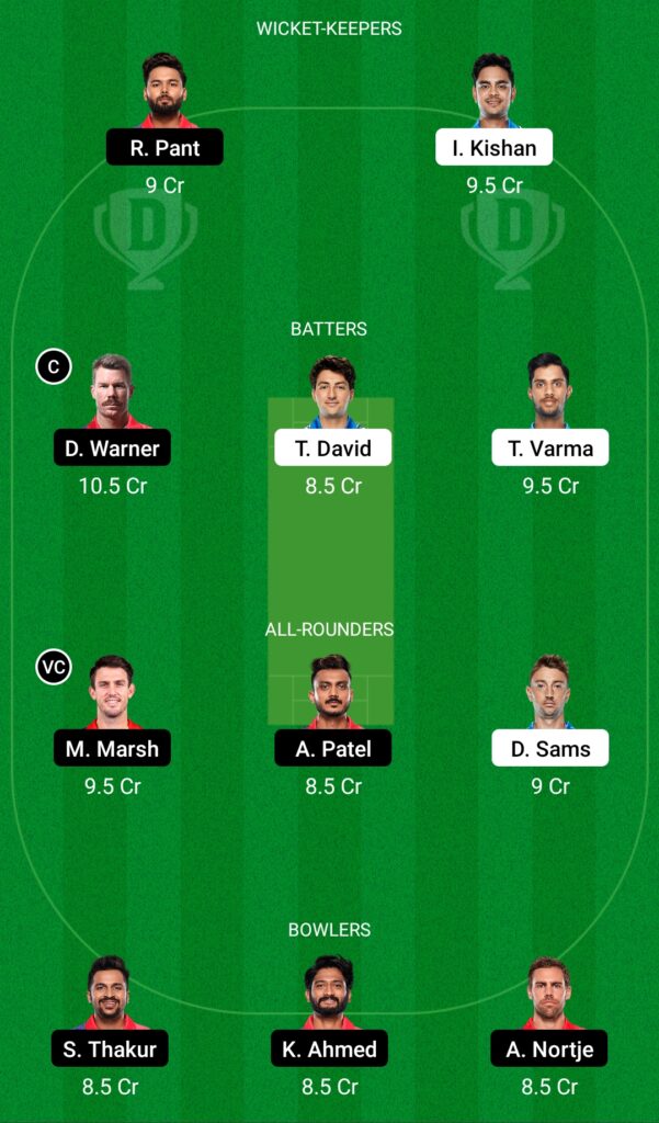 MI vs DC Dream11 Prediction, Fantasy Cricket Tips, Dream11 Team, IPL 2022