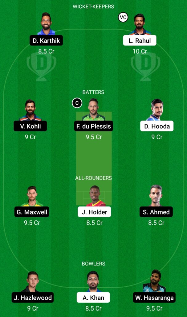 LSG vs RCB Dream11 Prediction, Fantasy Cricket Tips, Dream11 Team, IPL 2022
