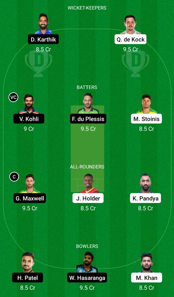 LSG vs RCB Dream11 Prediction, Fantasy Cricket Tips, Dream11 Team, IPL 2022