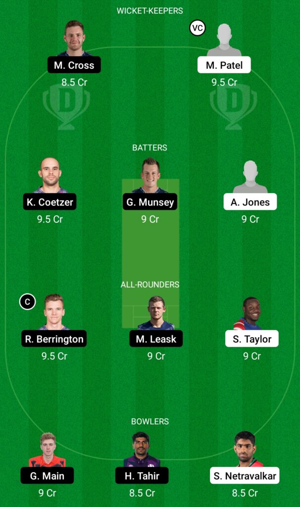 USA vs SCO Dream11 Prediction, Fantasy Cricket Tips, Dream11 Team, CWC League-2 One-Day