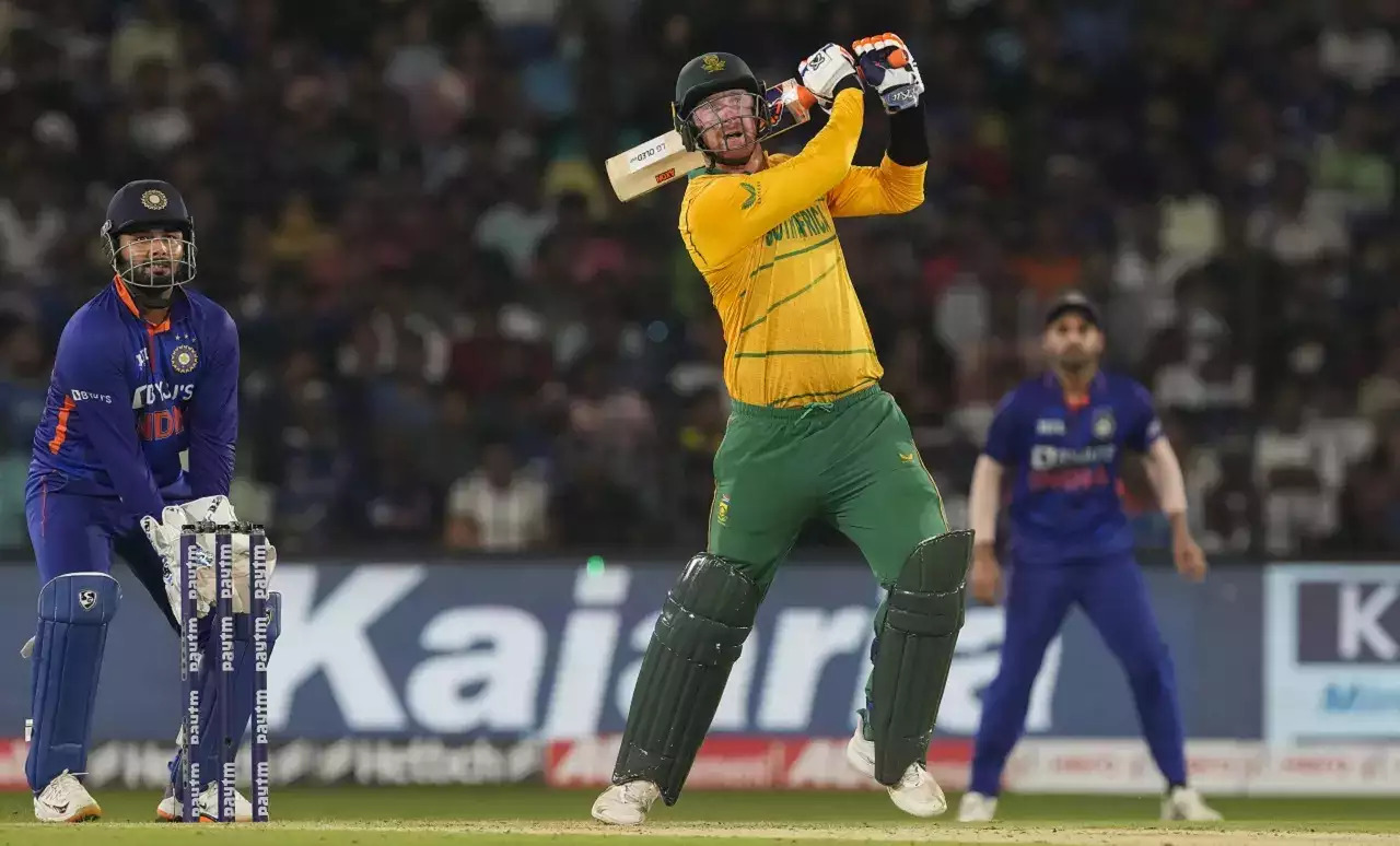 Heinrich Klaasen scored 81 runs from 46 balls in the 2nd T20I against India. Photo: AP