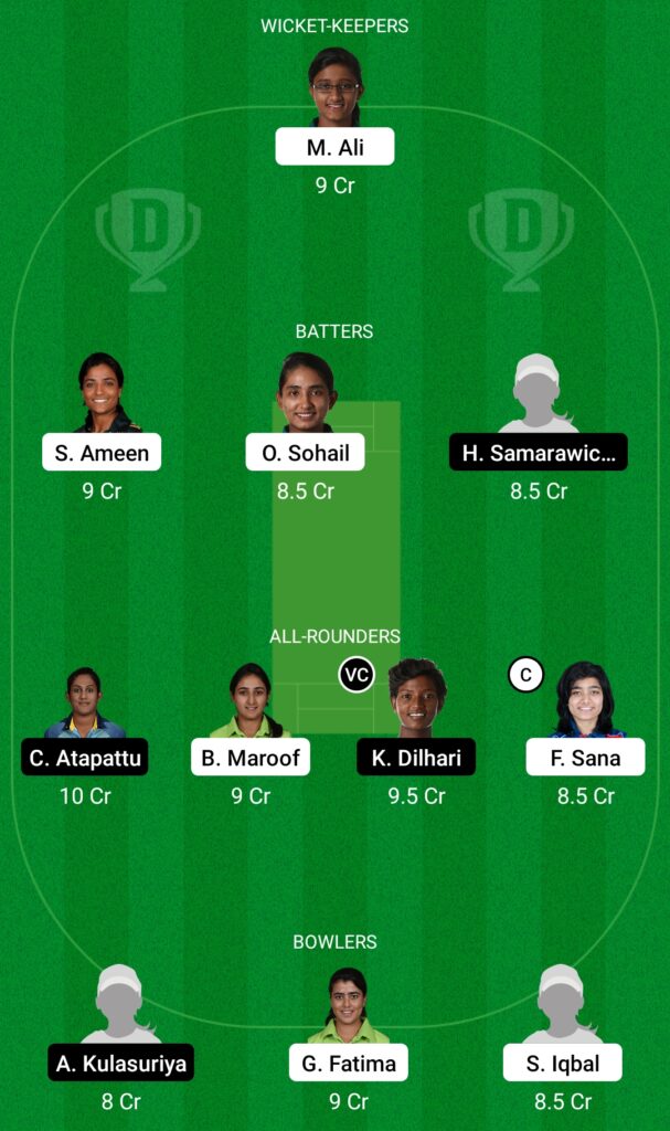 PK-W vs SL-W Dream11 Prediction, Fantasy Cricket Tips, Dream11 Team, Sri Lanka Women tour of Pakistan, 2022