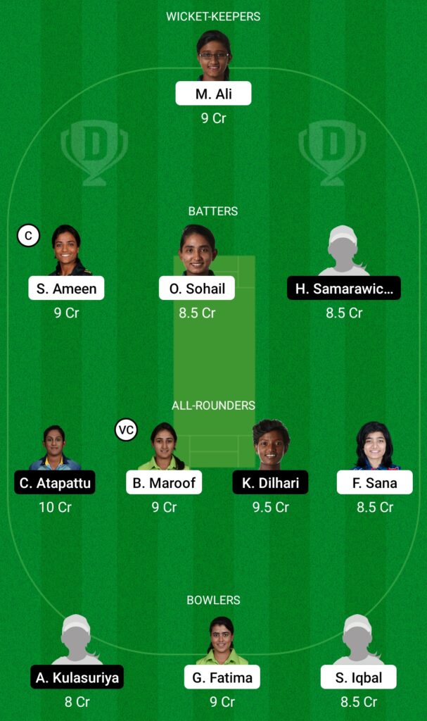 PK-W vs SL-W Dream11 Prediction, Fantasy Cricket Tips, Dream11 Team, Sri Lanka Women tour of Pakistan, 2022