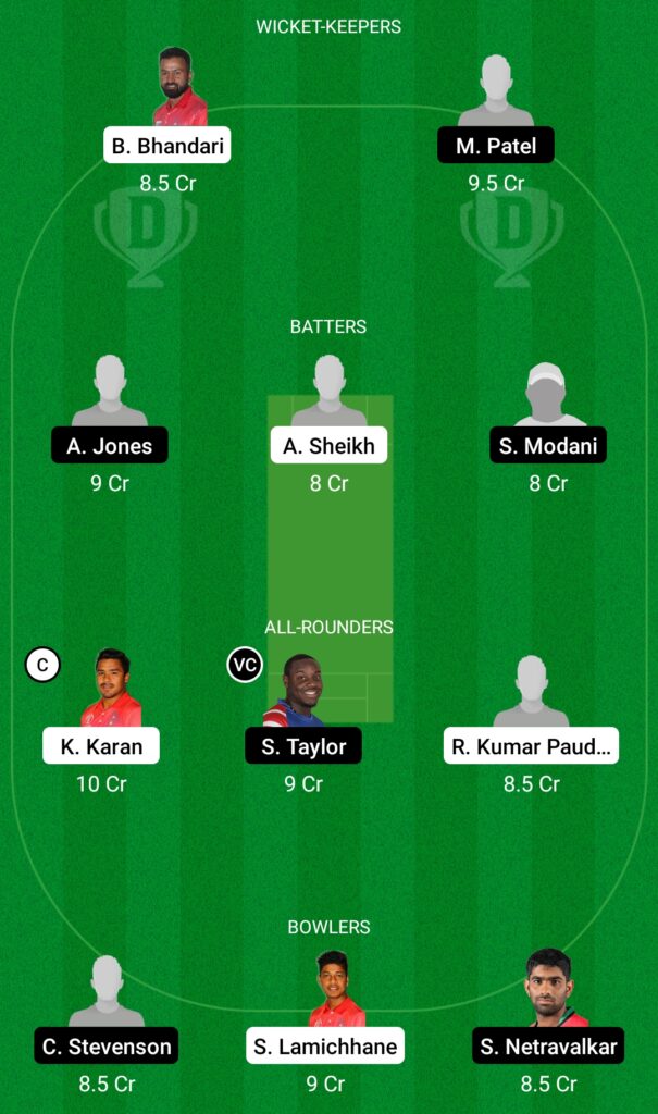 NEP vs USA Dream11 Prediction, Fantasy Cricket Tips, Dream11 Team, CWC League-2 One-Day