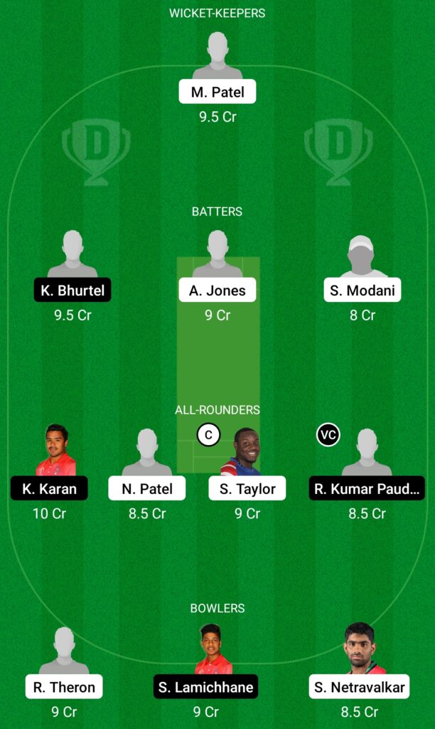 USA vs NEP Dream11 Prediction, Fantasy Cricket Tips, Dream11 Team, CWC League-2 One-Day