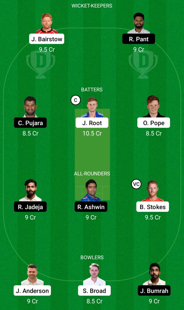 ENG vs IND Dream11 Prediction, Fantasy Cricket Tips, Dream11 Team, India Tour of England 2022