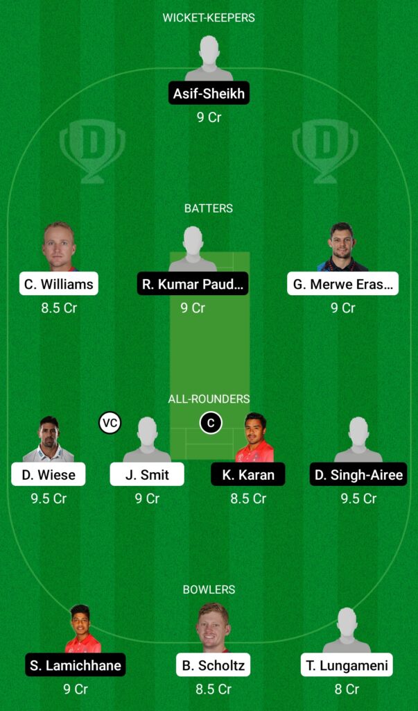 NAM vs NEP Dream11 Prediction, Fantasy Cricket Tips, Dream11 Team, CWC League-2 One-Day