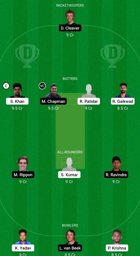 IN-A vs NZ-A Dream11 Prediction Fantasy Cricket Tips Dream11 Team New Zealand A Tour of India 