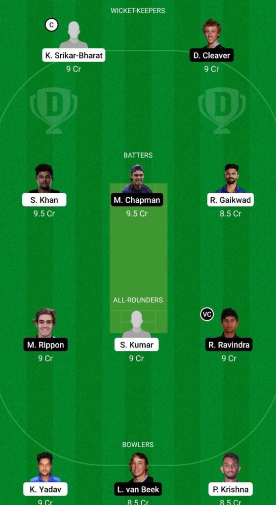 IN-A vs NZ-A Dream11 Prediction Fantasy Cricket Tips Dream11 Team New Zealand A Tour of India 