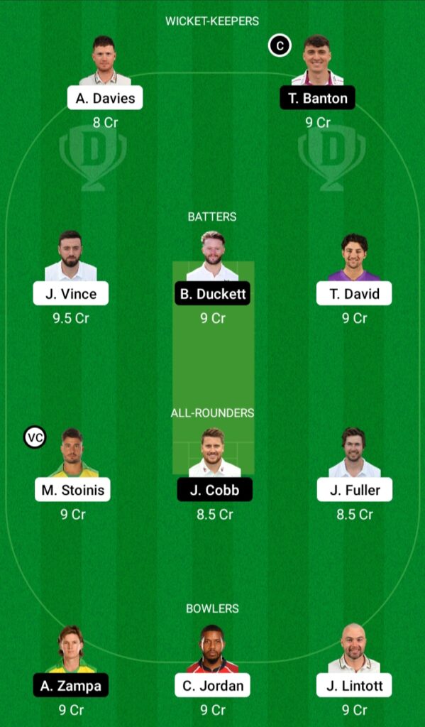 SOB vs WEF Dream11 Prediction Fantasy Cricket Tips Dream11 Team The Hundred