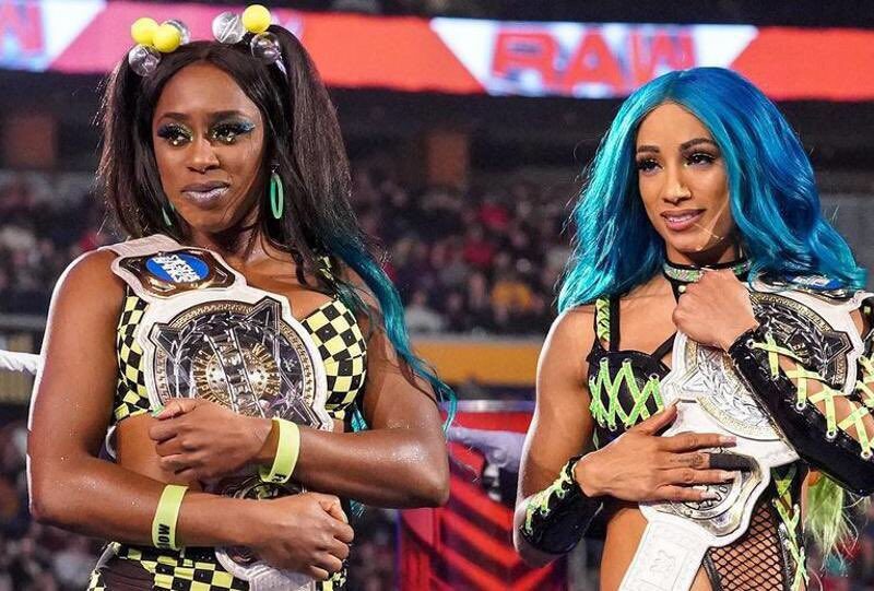 Sasha Banks and Naomi