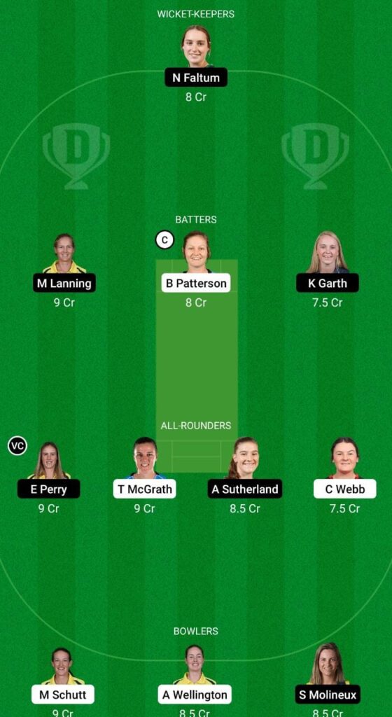 SAU-W vs VCT-W Dream11 Prediction Fantasy Cricket Tips Dream11 Team Australian Women’s ODD 