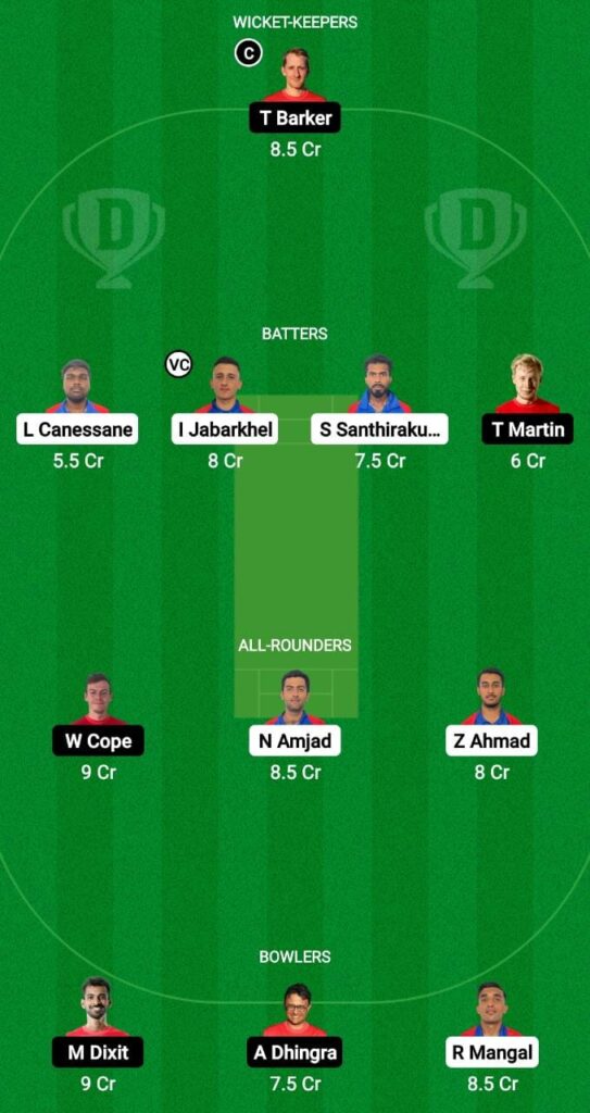 LUX vs FRA Dream11 Prediction Fantasy Cricket Tips Dream11 Team Dream11 ECC T10 