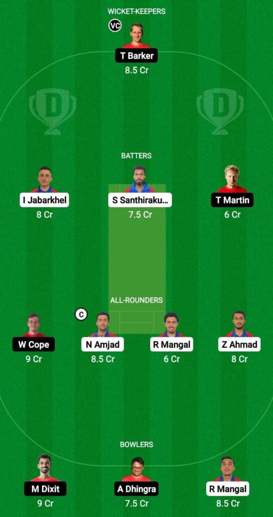 LUX vs FRA Dream11 Prediction Fantasy Cricket Tips Dream11 Team Dream11 ECC T10 