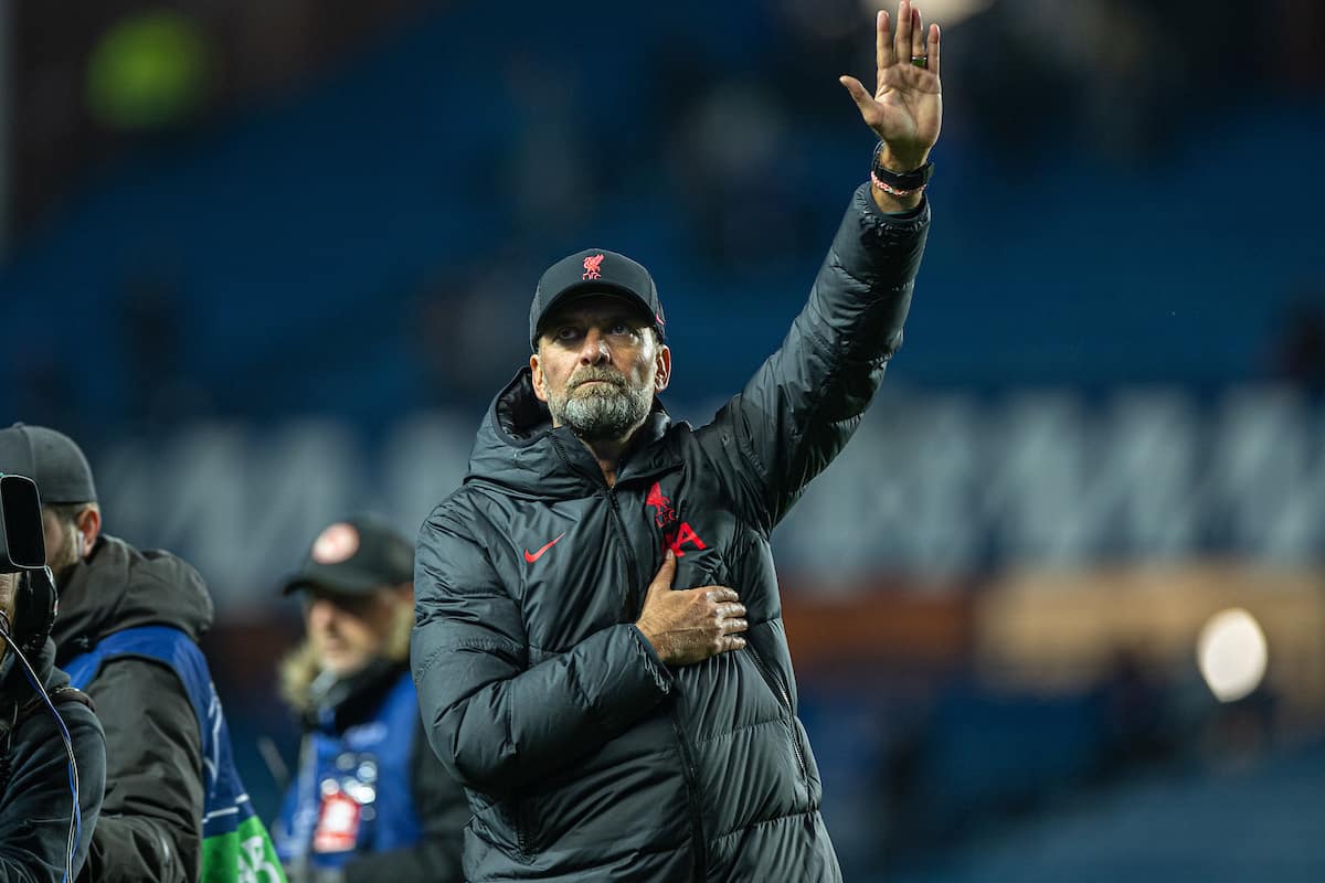 It Changed The Mood Definitely - Jurgen Klopp Upbeat After Liverpool'S 7-1 Demolition Of Rangers Ahead Of Their Manchester City Showdown 2 Jurgen Klopp