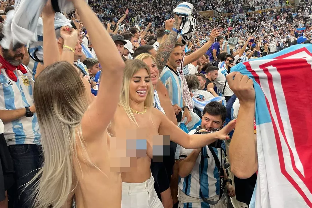2022 Fifa World Cup: Female Argentina Fan Who Went Topless During The Final Flees To Europe In An Attempt To Escape Punishment In Qatar 2 2022 FIFA World Cup